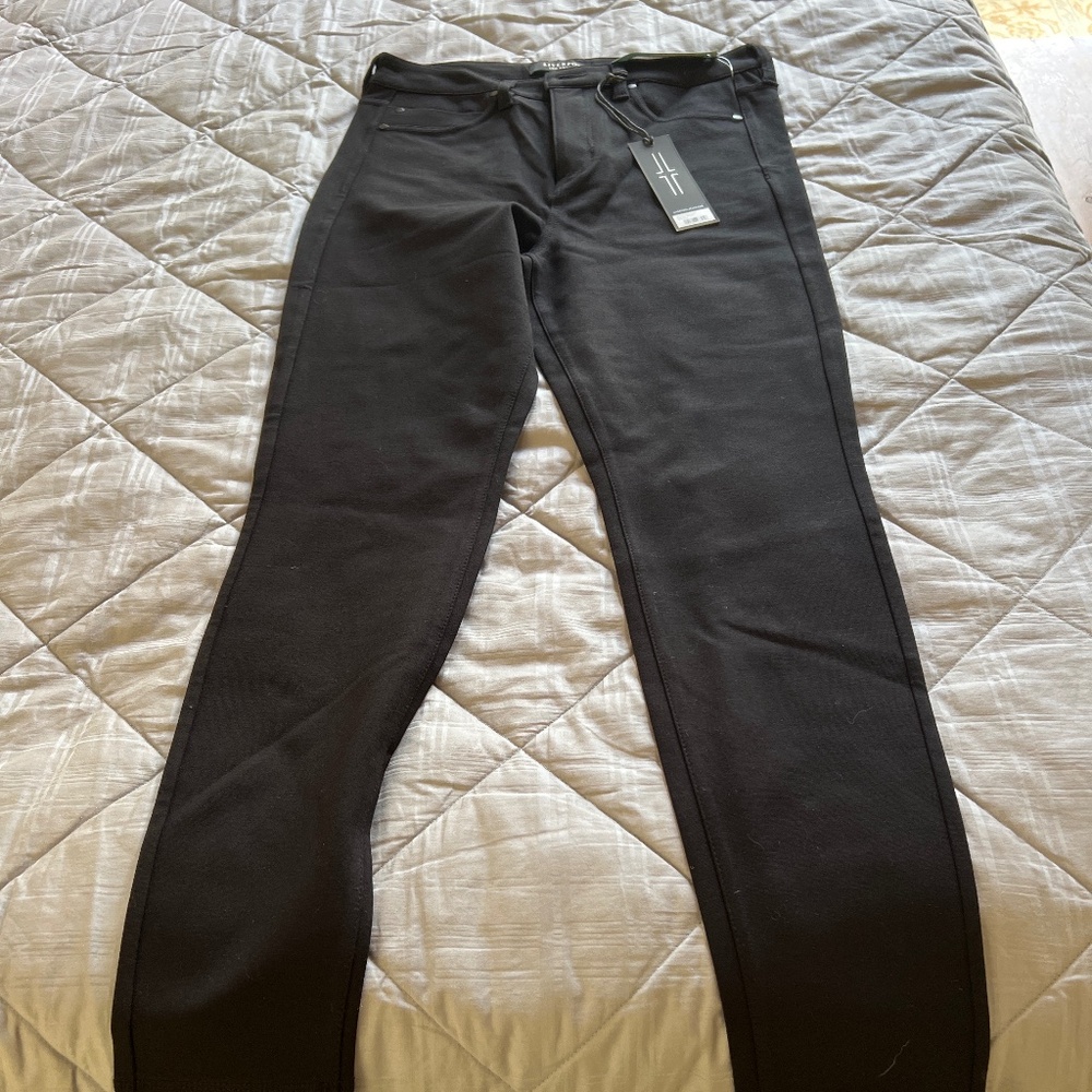 Black high rise skinny pants